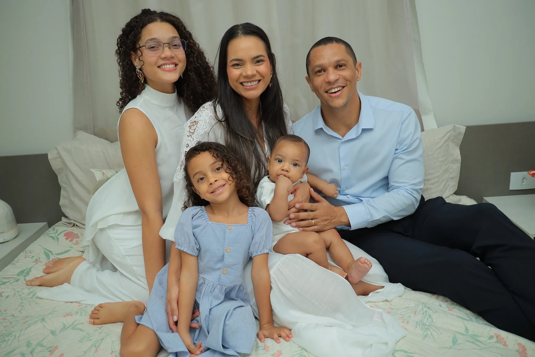 Ana Martinelli com sua família